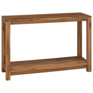 vidaXL Console Table Natural 110 x 35 x 75 cm Solid Teak Wood
