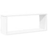 vidaXL Wall Cube Shelf 4 pcs White 60x15x23 cm Engineered Wood