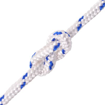 vidaXL Marine Rope Polypropylene 6 mm 100 m White