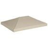 vidaXL Gazebo Top Cover 310 g/m² 4x3 m Beige