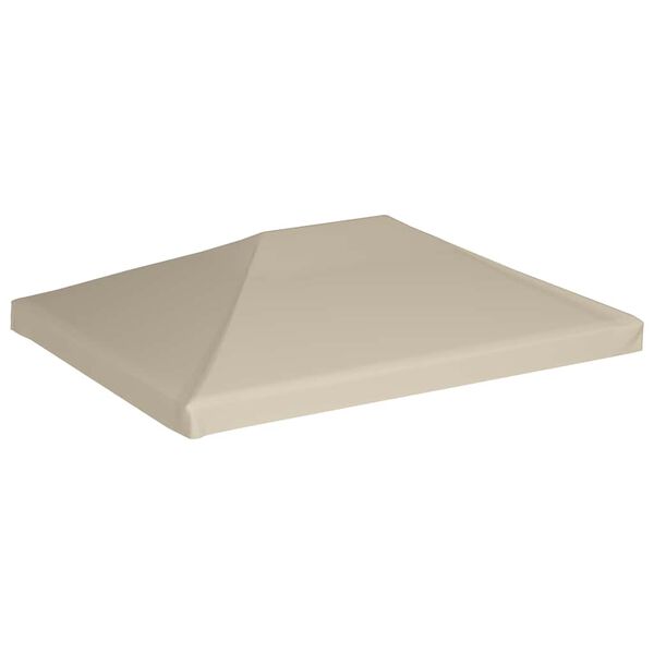 vidaXL Gazebo Top Cover 310 g/m² 4x3 m Beige