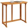 vidaXL Bistro Table 90x50x75 cm Solid Acacia Wood