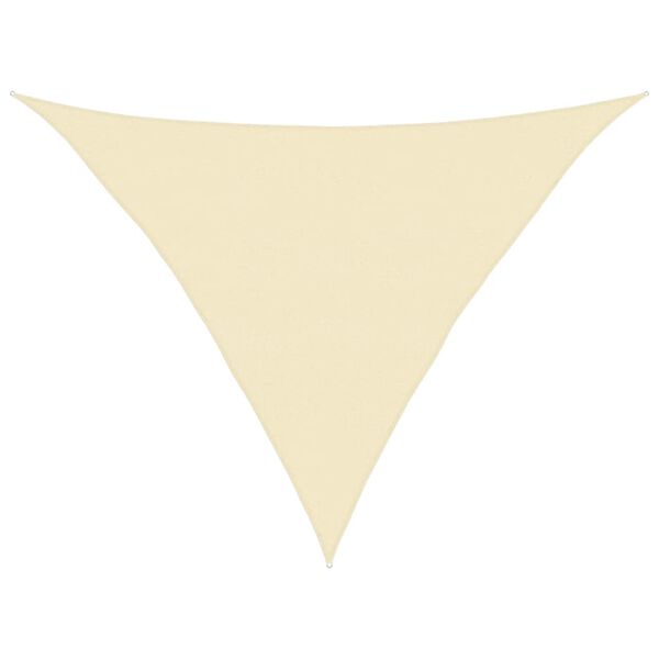 vidaXL Sunshade Sail 160 g/m² Cream 5x5x6 m HDPE