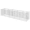 vidaXL Gabion Raised Bed Galvanised Steel 450x90x100 cm