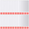 vidaXL 24 pcs Mirror Tiles Square Glass