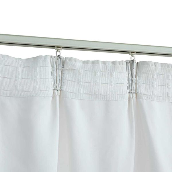 vidaXL Blackout Curtains with Hooks 2 pcs Off White 140x225 cm