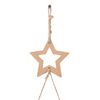 vidaXL&nbsp;Hanging Christmas Tree with Top Star 74x150 cm Natural Branch