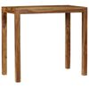 vidaXL Bar Table Solid Acacia Wood 118x60x107 cm