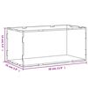 vidaXL Display Box Transparent 30x15x14 cm Acrylic
