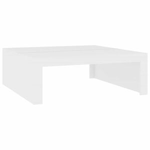 vidaXL Coffee Table | White | Engineered wood | 100 x 100 cm | Modern