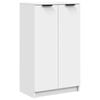 vidaXL Shoe Cabinet White 59x35x100,5 cm Engineered Wood