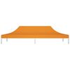 vidaXL Party Tent Roof 6x3 m Orange 270 g/m²