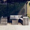 vidaXL 7 Piece Garden Pallet Lounge Set with Cushions Solid Pinewood