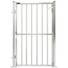 vidaXL Garden Gate 100x145 cm Stainless Steel