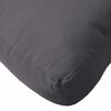 vidaXL Pallet Cushion Anthracite 120x40x12 cm Fabric