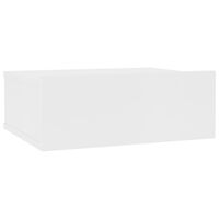 vidaXL Floating Nightstand White 40x30x15cm Engineered Wood