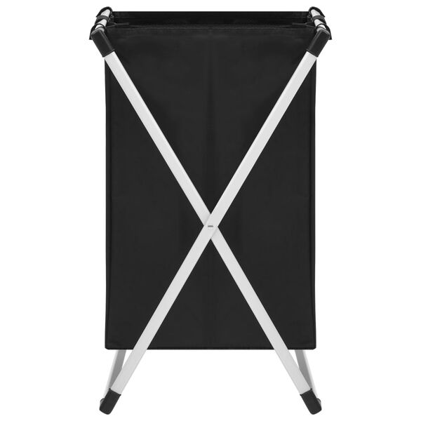 vidaXL 2-Section Laundry Sorter Black