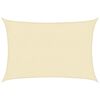 vidaXL Sunshade Sail 160 g/m&sup2; Cream 2x2,5 m HDPE