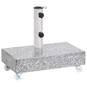 vidaXL Umbrella Base Light Grey 45x25x8,3 cm Granite