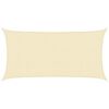 vidaXL Sunshade Sail 160 g/m&sup2; Cream 3x6 m HDPE