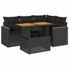 vidaXL Garden Sofa Set | Black