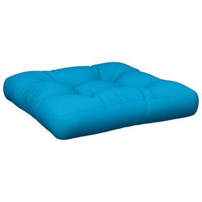 vidaXL Pallet Cushion Blue 58x58x10 cm Fabric
