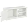 vidaXL TV Cabinet White 90x30x40 cm Wood