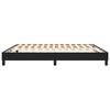 vidaXL Bed Frame without Mattress Black 180x200 cm Super King Faux Leather