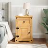 vidaXL Bedside Cabinet Mexican Pine Corona Range 53x39x66 cm