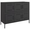 vidaXL Sideboard Black 100.5x39x79 cm Steel