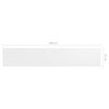 vidaXL Balcony Screen White 75x400 cm Oxford Fabric