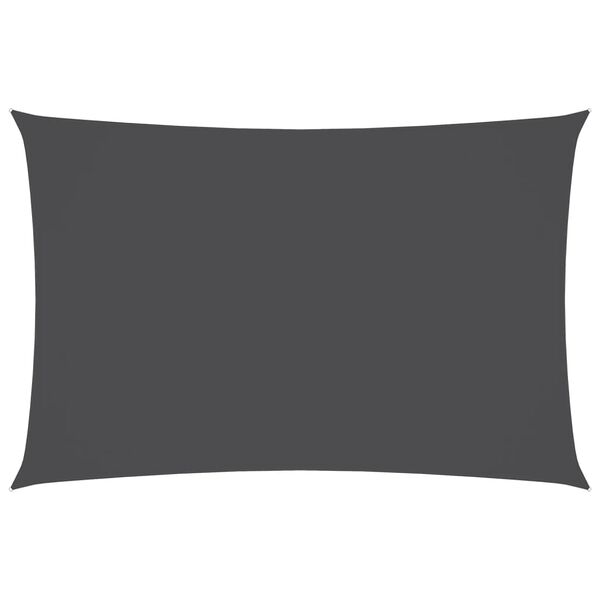 vidaXL Sunshade Sail Oxford Fabric Rectangular 6x8 m Anthracite