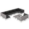 vidaXL Garden Lounge Set | Dark grey