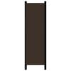 vidaXL 3-Panel Room Divider Brown 150x180 cm