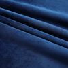 vidaXL Blackout Curtains 2 pcs with Hooks Velvet Dark Blue 140x245 cm