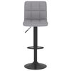vidaXL Bar Stools 2 pcs Light Grey Fabric