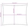 vidaXL Sunshade Sail Oxford Fabric Rectangular 6x7 m Dark Green