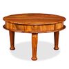 vidaXL Coffee Table Solid Acacia Wood 70x70x40 cm
