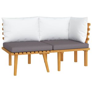 vidaXL Garden Lounge Set | Dark grey, white