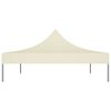 vidaXL Party Tent Roof 4.5x3 m Cream 270 g/m²