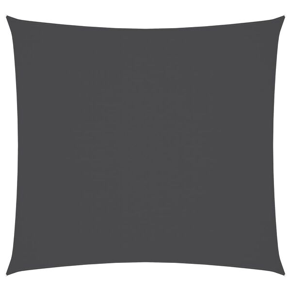 vidaXL Sunshade Sail Oxford Fabric Square 6x6 m Anthracite