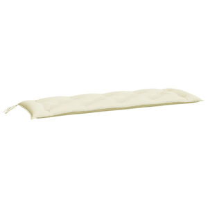 vidaXL Garden Bench Cushion Cream White 150x50x7 cm Oxford Fabric