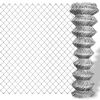 vidaXL Chain Link Fence Galvanised Steel 15x1 m Silver