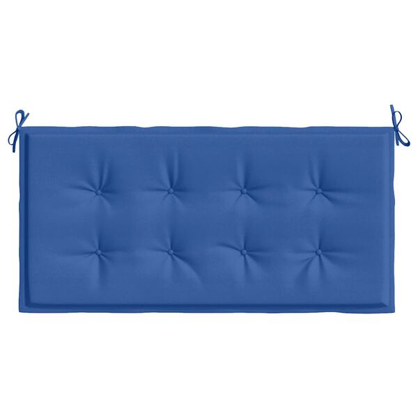 vidaXL Garden Bench Cushion Royal Blue 120x50x4 cm Oxford Fabric