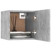 vidaXL Bedside Cabinet Concrete Grey 30.5x30x30 cm Engineered Wood
