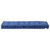 vidaXL Pallet Floor Cushion Cotton 120x40x7 cm Light Blue