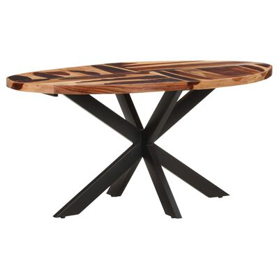 vidaXL Dining Table 160x90x75cm Solid Acacia Wood