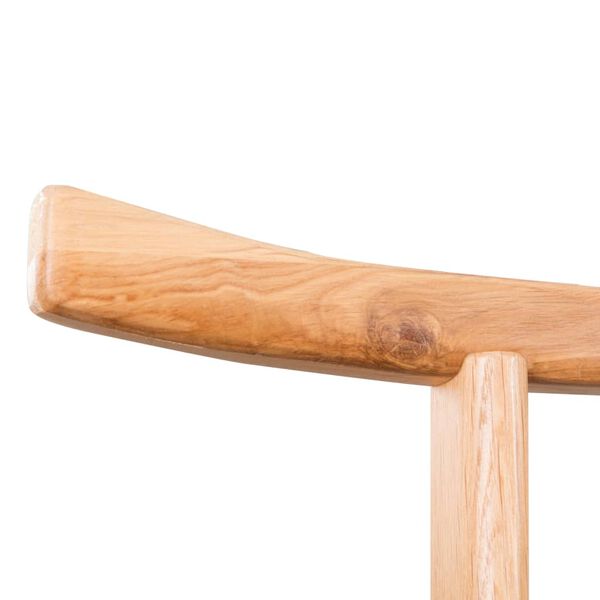 vidaXL Clothes Rack 125x150 cm Solid Oak Wood