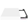 vidaXL Floating Wall Shelves 2 pcs White 40x23x3.8 cm MDF