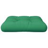 vidaXL Pallet Cushion Green 50x50x12 cm Fabric
